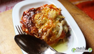Lasagnes aux légumes grillés pour un jeune homme