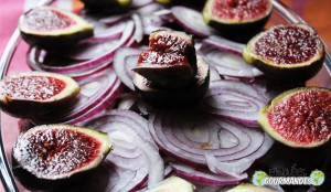 Chou rouge-betterave-oignon rouge-figues-raisins-moutarde