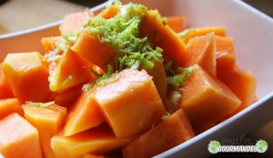 Papaye-citron-zeste de citron