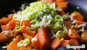Potiron- poireau- parmesan-huile de noix