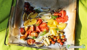 Tomates-huile d’olive-basilic