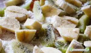 Crumble arc-en-ciel