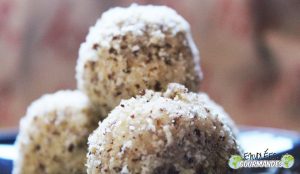 Billes de noix de coco à la noisette