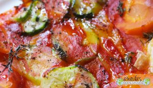 Tarte estivale comme une pizza