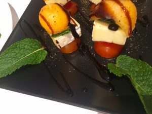 Parasols de melon à la menthe