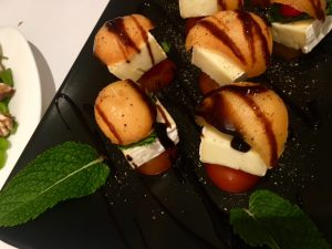 Parasols de melon à la menthe