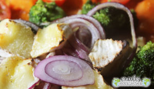 Pizza savoureuse de patate douce et Mini Caprice