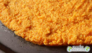 Pizza savoureuse de patate douce et Mini Caprice
