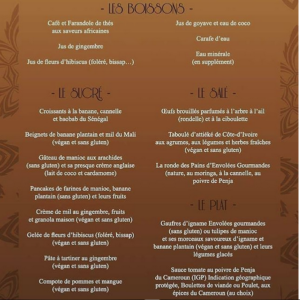 MENU DU 10 MARS