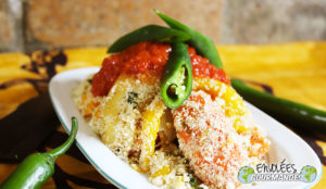 Couscous de gari aux légumes épicés